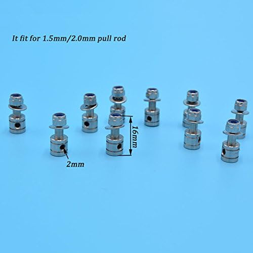 5PCS Stainless Steel Model Boat Rudder Connected Steering Gear RC Boat