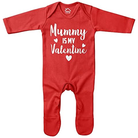 Purple Print House Valentine's Romper Suit Cover