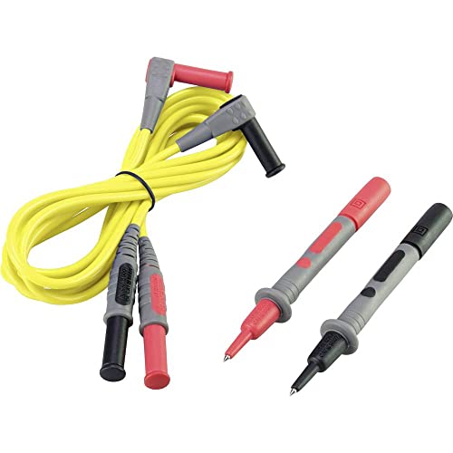 Image of VOLTCRAFT MSL-504 Test Lead [Plug 4 mm - Test Probe] 1.20 m Yellow Pack of 1