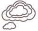Vaessen Creative Stanzschablone, Wolkenform, Metall, Grau, Einheitsgröße