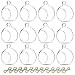 Sziqiqi 10Pcs 80MM Hanging Vase Hanging Candle Holder Tealight Holder Wedding Holder Wedding Dinning Table Decoration (10Pcs/Set)