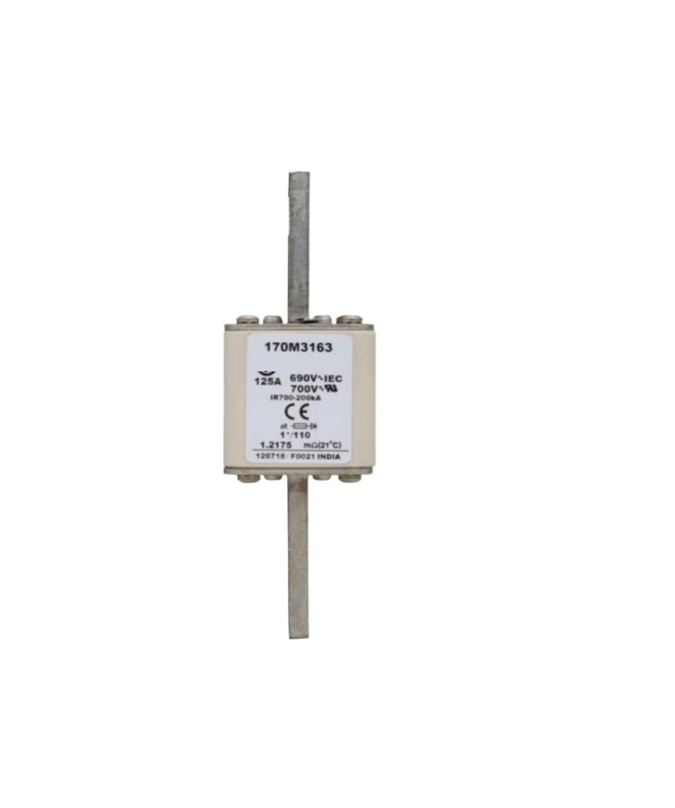 Fusible de puissance 170M3163 pour la protection des installations de distribution