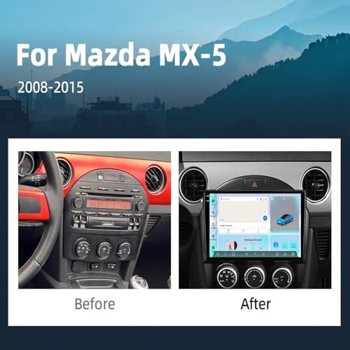 Radio de coche para Mazda MX-5 NC de 2008 a 2015 ideal para viajar con mapas y música 2
