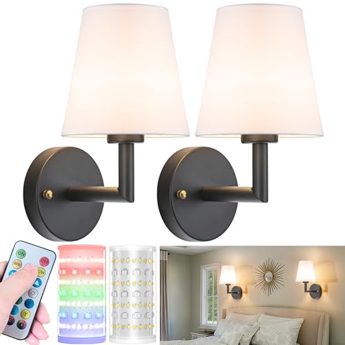 Nekhung Battery Operated Wall Sconces 2 Pack