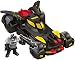 Imaginext DC Super Friends Legends of Batman Deluxe Batmobile,Black, Yellow