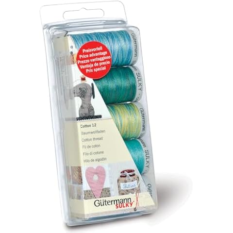 Gutermann 100% Cotton Embroidery Thread Set Cover