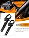 1.5'' Tube Clamps Mounting Brackets ADTOPI Adjustable Roll Cage Bull Bar Clip Holder Kit LED Light Bar Mounts for Offroad Truck ATV SUV, 2pcs (1.5 inch)