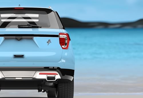 Image of Elektroplate Offcially Licensed DC Comics Wonder Woman Vintage OEM Chrome Emblem for Cars, Trucks, and All Auto | Universal Fit at 3.25 inch x 2.25 inch | Weatherproof