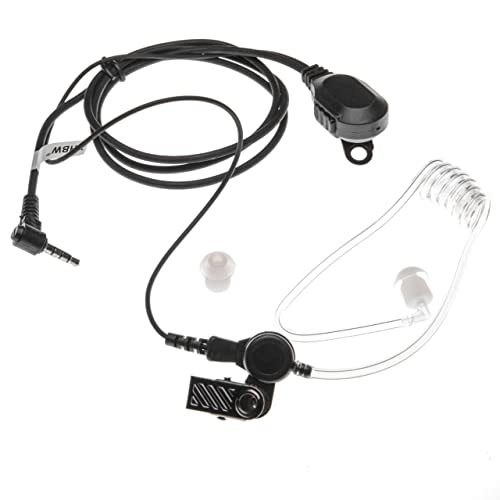 Oreillette compatible avec Yaesu VX-10 vhbw talkie-walkie micro PTT transparent