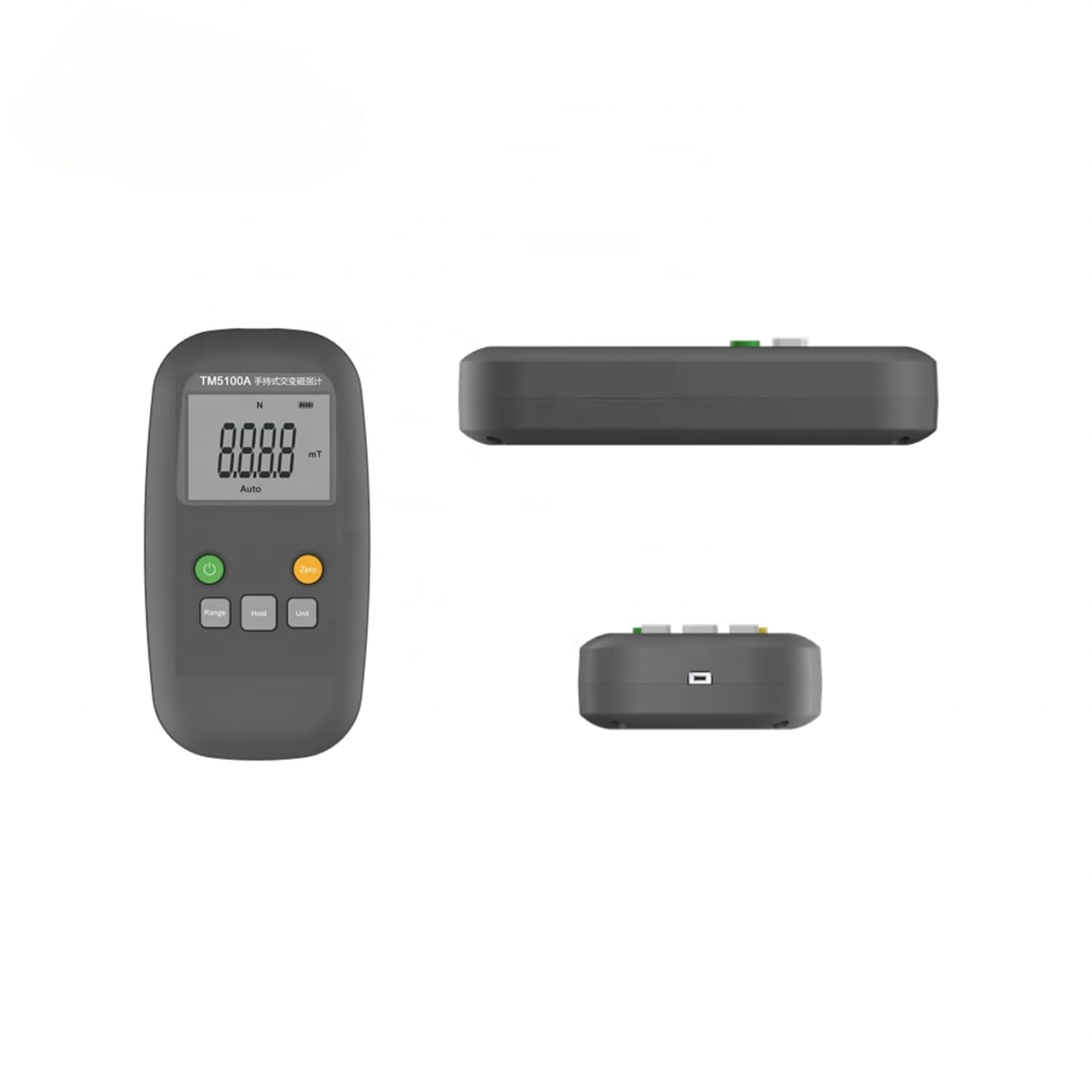 Handheld Digital AC Tesla Meter Gauss Meter AC Magnetic Powder Test Magnetometer Tesla Meter Gauss Meter (Accuracy 2)