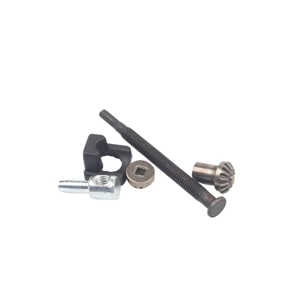 Kit de tornillos tensores de ajustador de cadena de barra Compatible con motosierra 4000 4003 4010