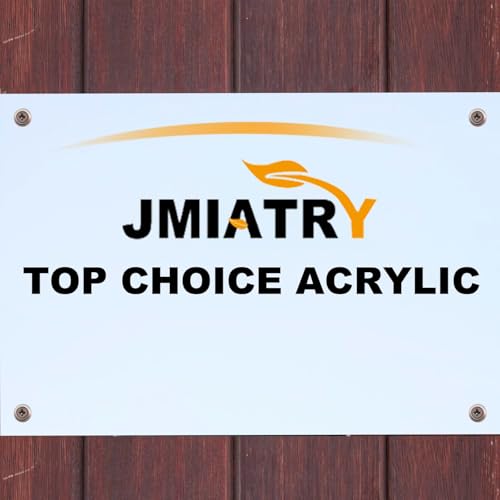 JMIATRY 6 hojas acrílicas blancas 30x30 cm 3mm miniatura 5