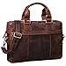 Produktbild STILORD 'Andrew' Vintage Business Ledertasche Klassische Aktentasche für Herren und Damen 13,3 Zoll Laptoptasche für Arbeit Büro Aufsteckbar, Farbe:Zamora - braun