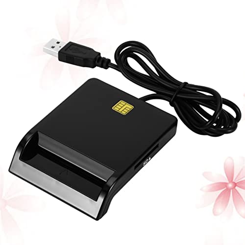 SOLUSTRE Para Leitor de Ic Portátil Cac Sim Usb Telefone Preto Dnie Imposto Bancário E Tablet Id Uni