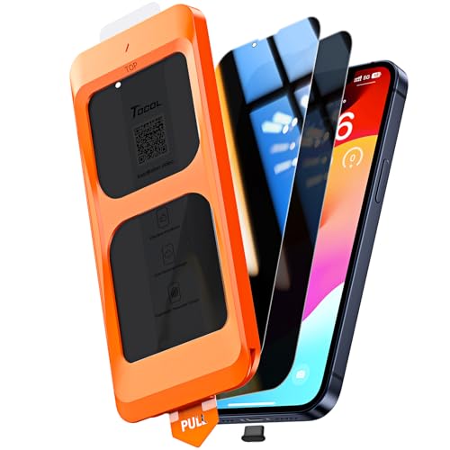 TOCOL Privacy Screen Protector for iPhone 13 Mini, 25° Anti-Spy