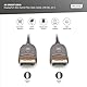 DIGITUS DisplayPort AOC Hybrid-Glasfaserkabel - Displayport 1.4-8k/60Hz - UHD-II - vergoldete Kontakte - 10m - schwarz
