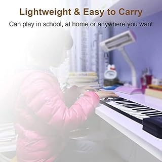 Roll Up Piano 49 Touches Flexible Éducatif Clavier Électrique Piano Haut-Parleur Intégré Et 8 Tons, Portable Silicone… - Les Beatles, Paul McCartney, John Lennon, RIngo Starr, George Harrison Roll Up Piano 49 Touches Flexible Éducatif Clavier Électrique Piano Haut-Parleur Intégré Et 8 Tons, Portable Silicone… – Image 5