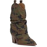 Jessica Simpson Women's GEMORRA Mid Calf Boot, Forest Camo, 7
