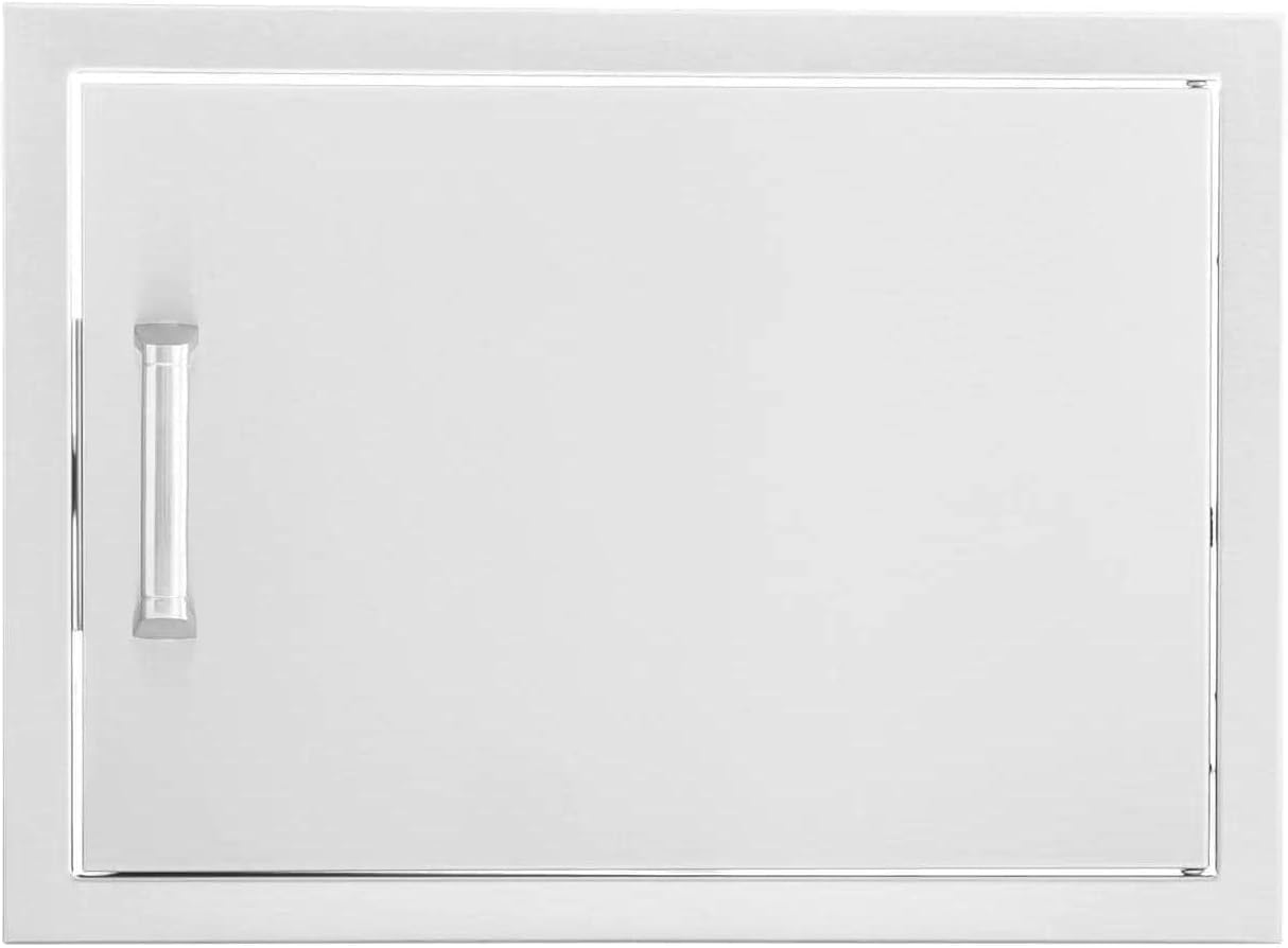 BBQGUYS 24-in Contempo/Traditional Stainless Steel Reversible Single Access Door Signature - BBQ-SH-2014
