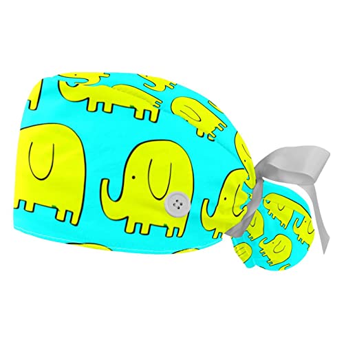 Chapeaux de travail JDEZ : oubliez la sueur avec ces casquettes ajustables à motif éléphant