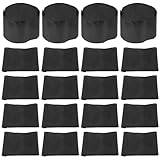 Healvian Brazaletes Funerarios Conmemorativos de Luto Negros 20 Piezas para Ceremonia de Muerte y Oración Fúnebre, Brazalete de Memoria Multifuncional para Funerales y Eventos Deportivos