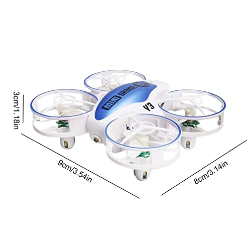 Drone infantil de controle remoto - Quadcopter de aeronaves de controle remoto com lâmpada LED - Min