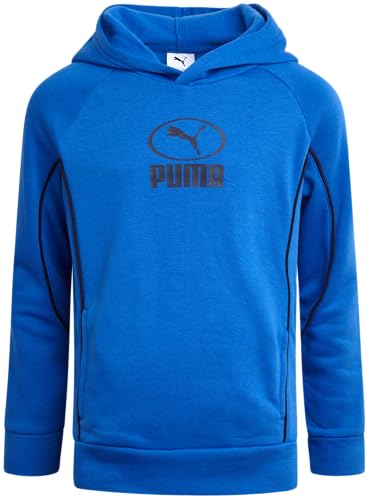PUMA Boys Hoodie - Athletic Performance Fleece Pullover hoodies for Boys - Cozy Soft Graphic Kids Sweatshirt (Sizes: 8-20)