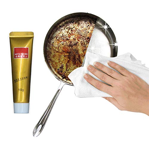 Gallity Ultimate Metal Polish Cream,Metal Polish Cleaner Rust Remover for Chrome Brass Stainless Steel and More, Instantly & Safely Remove Oxidation, Rust Etc (10g, 3Pcs)