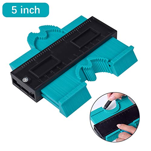 Contour Gauge,5-inch Contour Gauge Duplicator Precisely Copy Irregular Shapes for Perfect Fit