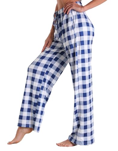 Image of X-Image Women Comfy Casual Pajama Pants with Pockets & Drawstring