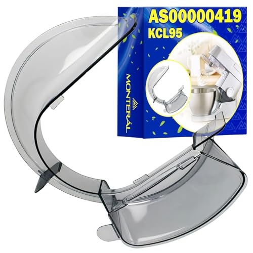 MONTERAL Couvercle Anti Eclaboussure pour Robot Cuisine avec Le Code Original AS00000419 pour Kenwood Cooking Chef XL KCL95 - Garantie de 10 Ans