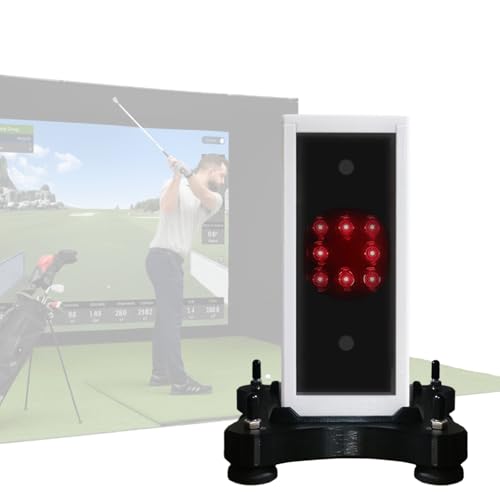 Leveling Stand With Protective Shield For Square Golf Launch Monitor | Heat-Resistant &Amp; All-In-One Simulator Case (Indoor/Outdoor Use)