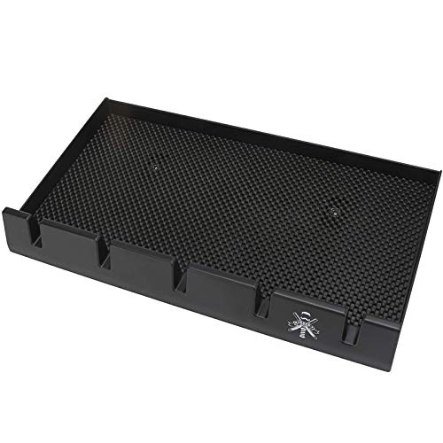 Mocohana Barber Clipper Tray With 5 Notches Anti-Slip Salon Clippers Organizer Razor Case Professional Hair Trimmer Holder Hairdresser Stylists Barber Tools Box #TOP5