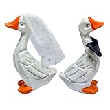 Decorazione creativa: con decorazioni a forma di oca per feste e ornamenti nuziali a forma di oca, trasforma qualsiasi matrimonio, anniversario o fidanzamento in un incantevole evento a tema oca, statue di coppie di animali, statuette nuziali a forma di oca