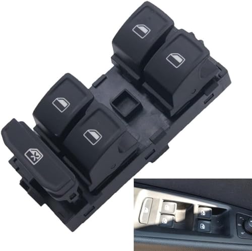 Interruptor de ventanilla con control suave para Volkswagen Passat B8 y Golf 7 2