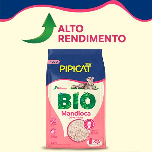 Pipicat Granulado Sanitario Bio Mandioca 2,6KG