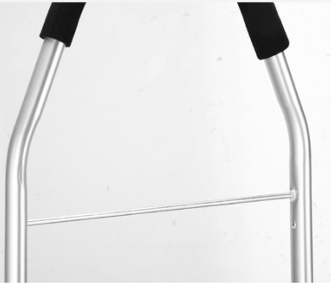 Carrello multiuso pieghevole con ruote for salire le scale e corda(C)