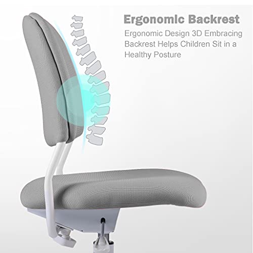 image for QualiSky Ergonomic Kids Desk Chair, Child's Children Student Study Off