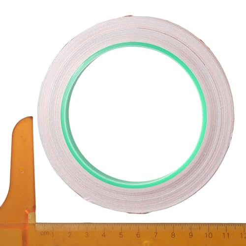 Image of Conductive Copper Tape 2pcs Adhesive Wide Application Double-Sided Conductive Tape Copper Foil Tape Durable Self-Adhering