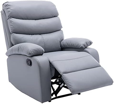 laidbksit Small Recliner for Small Spaces Made of Microfiber Technology Cloth.Features a Thickened Backrest.Recliner for Bedroom and Living Room. Multifunctional Adjustable Recliner.-QH