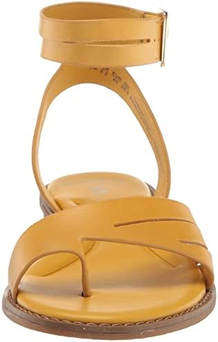 Franco Sarto Womens Sarto Greene Gladiator Ankle Strap Sandals Sunset Yellow Leather 8.5 M | Image 1
