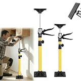 Lot de 2 supports de plafond télescopiques : support de montage télescopique réglable en h...