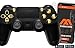 PS4 PRO Smart Rapid Fire Modded Controller Mods für FPS alle großen Shooter Spiele Warzone & mehr (CUH-ZCT2U) Schwarz / Gold