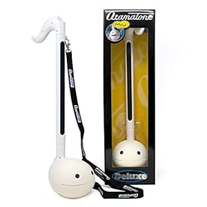 Otamatone Deluxe [English Manual] Electronic Musical Instrument Synthesizer from Japan by Cube/Maywa Denki, White