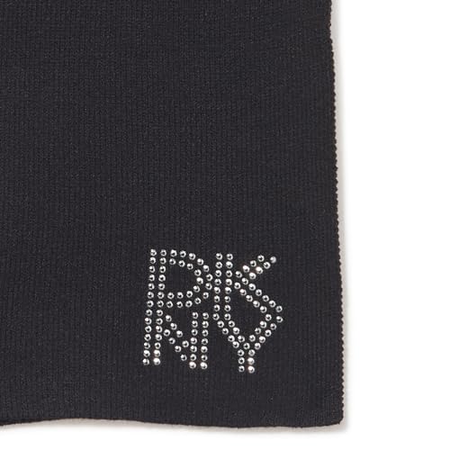 DKNY Women's Accessories Box Set (hat, scarf),Black,0S4
