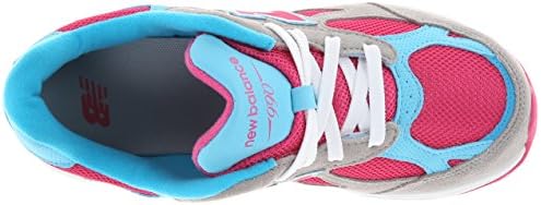 New Balance Kid's 990 V3 Lace-Up Sneaker, Silver/Blue, 6 M US Big Kid (8-12 Years) - 4