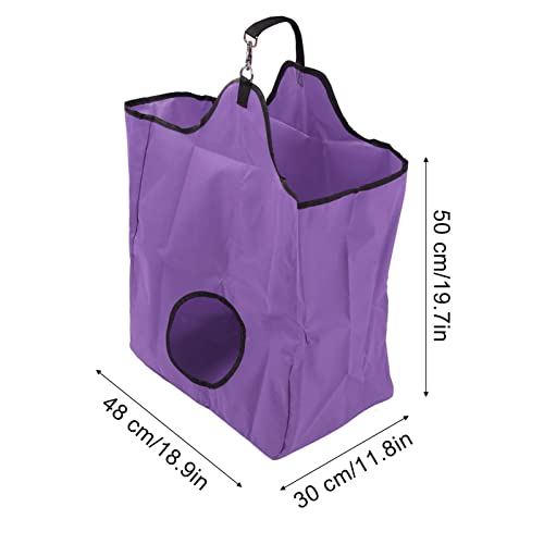 Pwshymi Sacos de feno para cavalos, ração de cavalos, bolsas de feno multiuso grande capacidade, fác