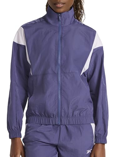 [Reebok] フード付きスウェットシャツ Bv Jacket, Standard Fit, Lightweight Nylon Woven Fabric レディース トワイライトパープル Medium