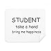 Student Take A Hand Bring Me Happiness Cleaning Cloth Screen Cleaner 2pcs Suede Fabric