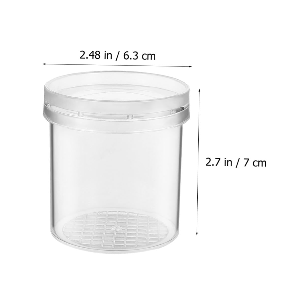 Caja de Observación de Insectos Aumento Triple, Plástico | 9 Piezas, Tapa Flujo de Aire, Alta Transparencia, Segura para Niños y Niñas